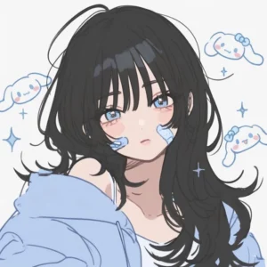 cute pfp for instagram girl anime aesthetic