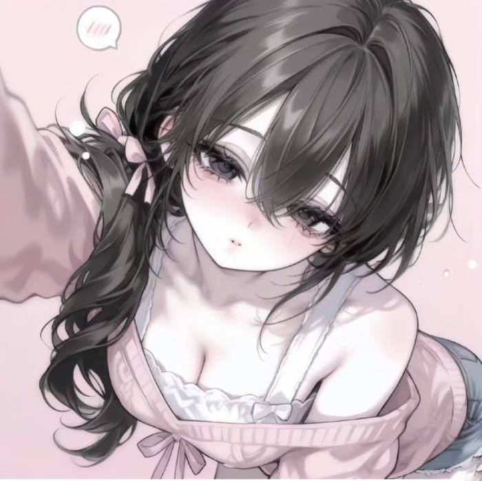 cute pink pfp designed for social profiles