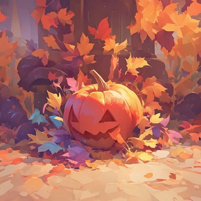 cute pumpkin avatar perfect for fall season