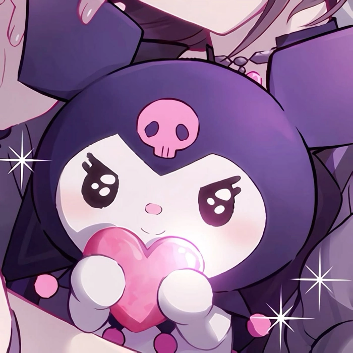 cute purple kuromi pfp