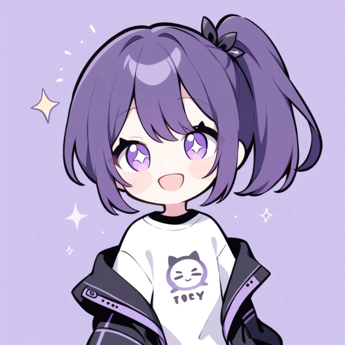 cute purple pfp aesthetic
