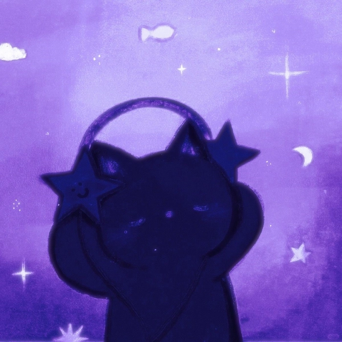 cute purple pfp