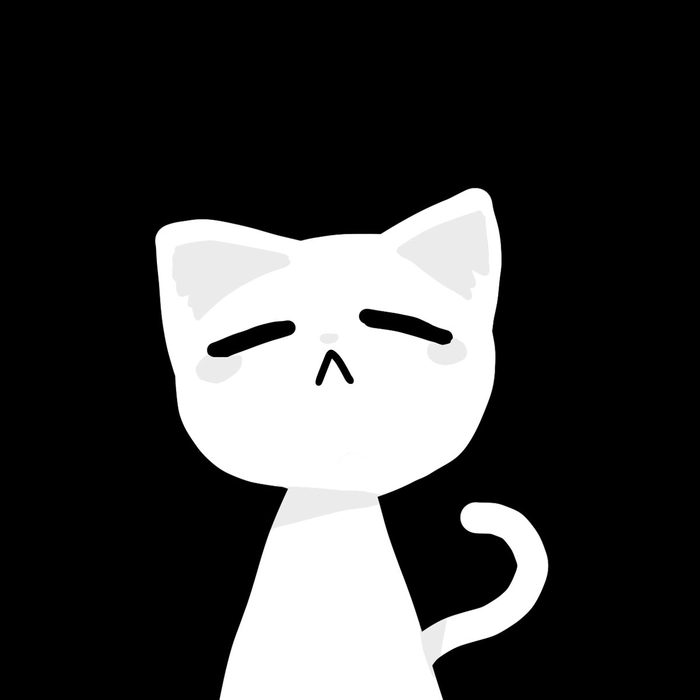 cute white cat pfp