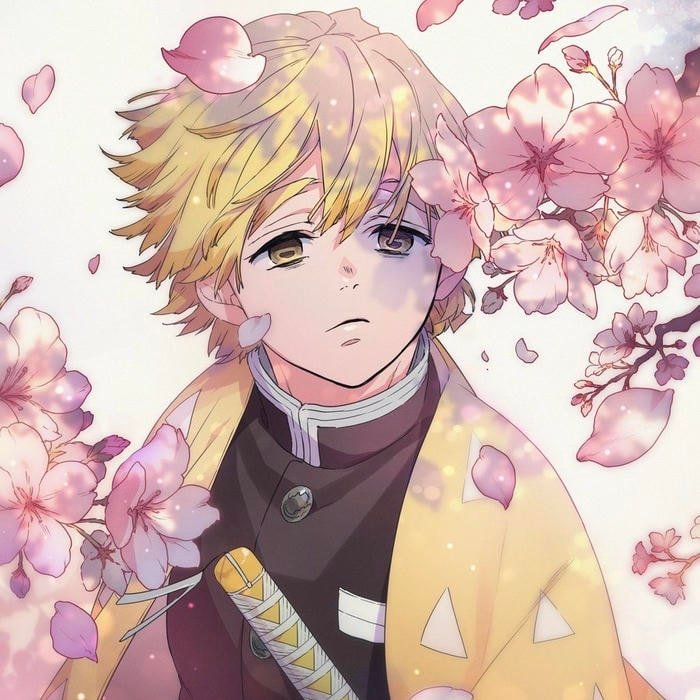 cute zenitsu pfp for bright cheerful profiles