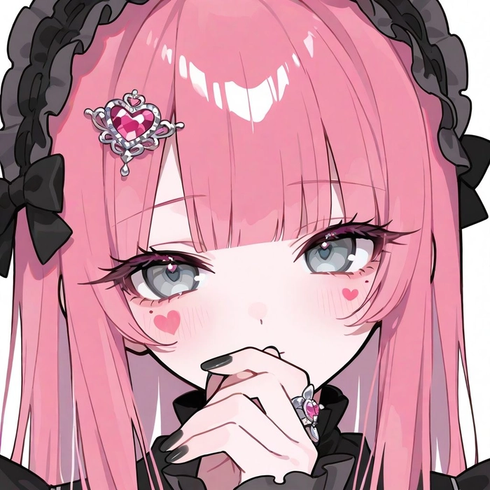 dark aesthetic emo anime girl pfp