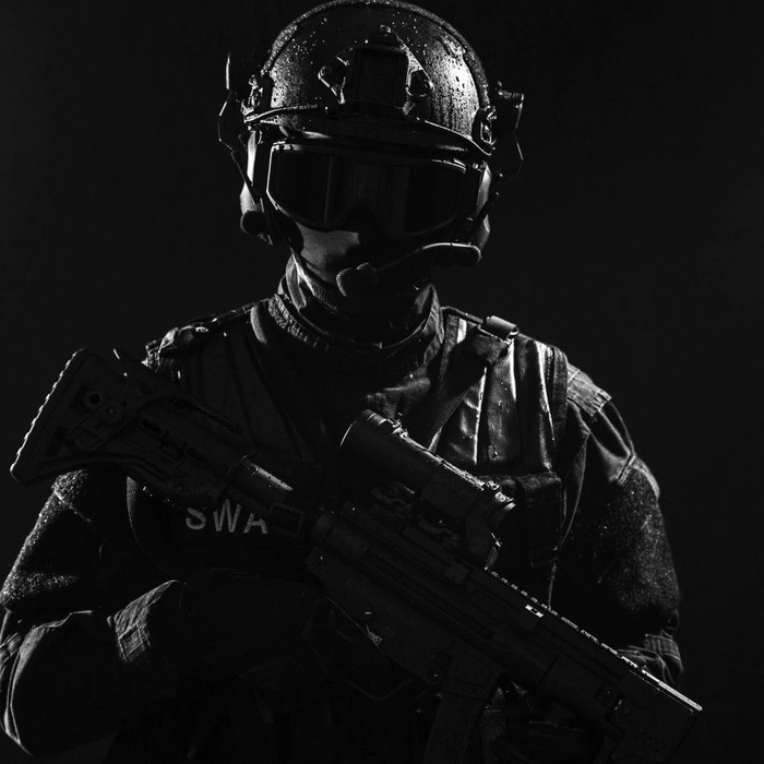 dark aesthetic military pfp
