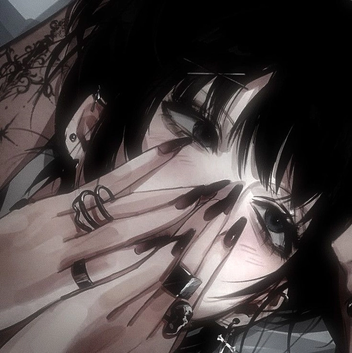 dark anime pfp aesthetic