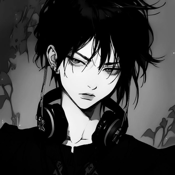 dark anime tomboy pfp aesthetic