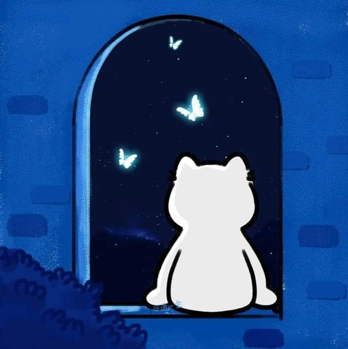 dark blue pfp aesthetic