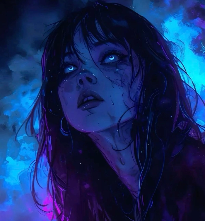 dark blue pfp