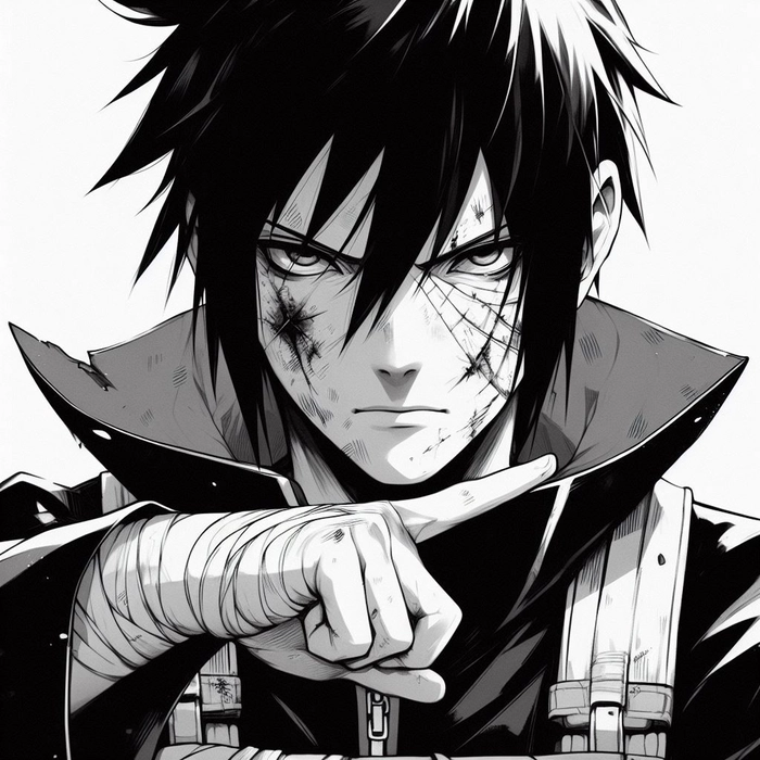 dark sasuke pfp aesthetic
