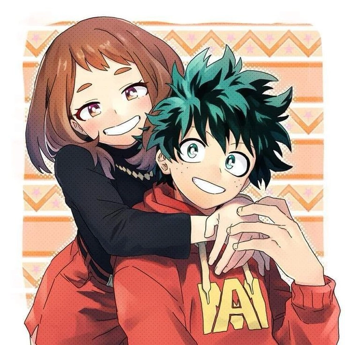 deku and ochako matching pfp