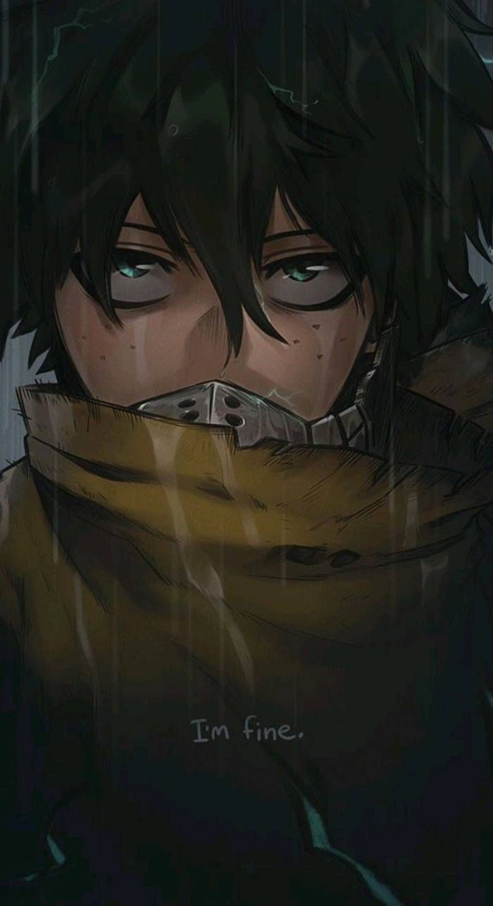 deku pfp sad