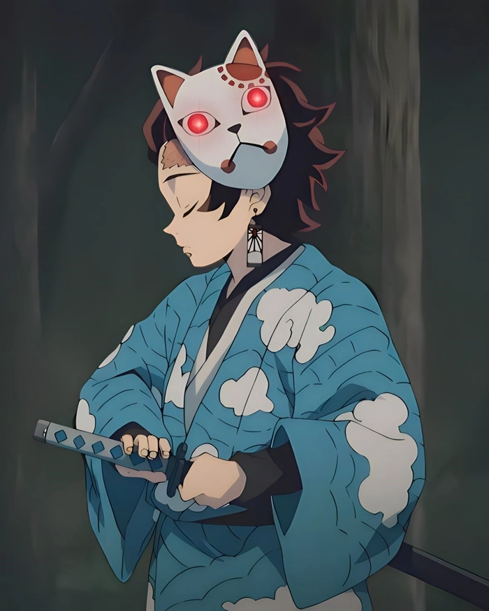 demon tanjiro pfp