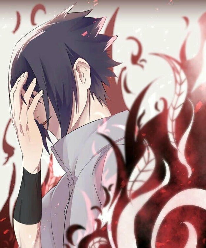 digital art sasuke uchiha pfp aesthetic
