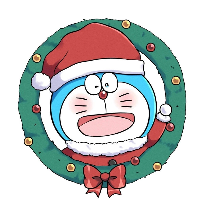 doraemon christmas pfp