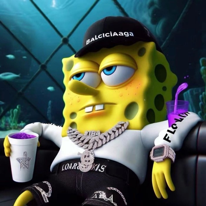 drip spongebob pfp