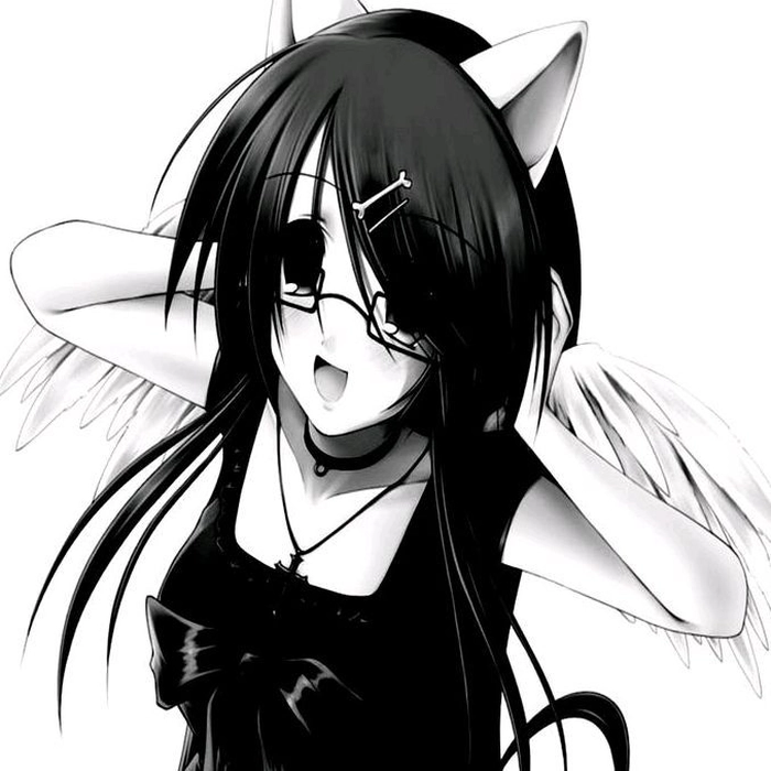 emo anime girl pfp