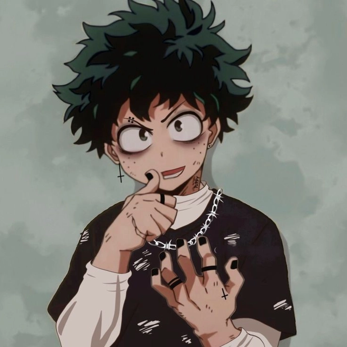 emo deku pfp