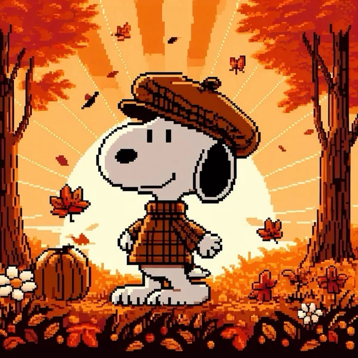 fall snoopy pfp