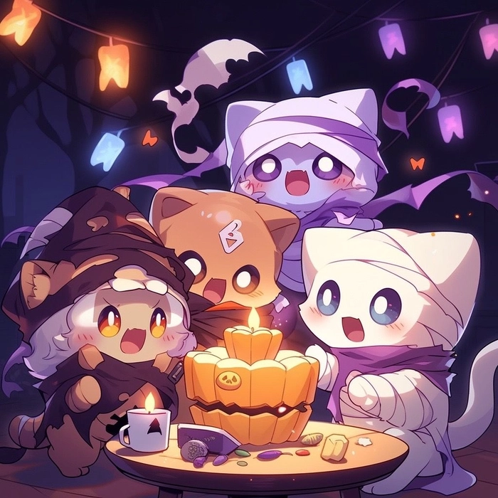 family halloween pfp