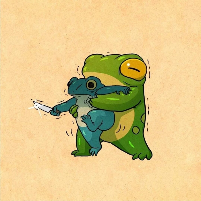 funny frog profile picture