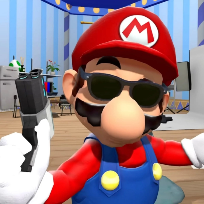 funny mario pfp