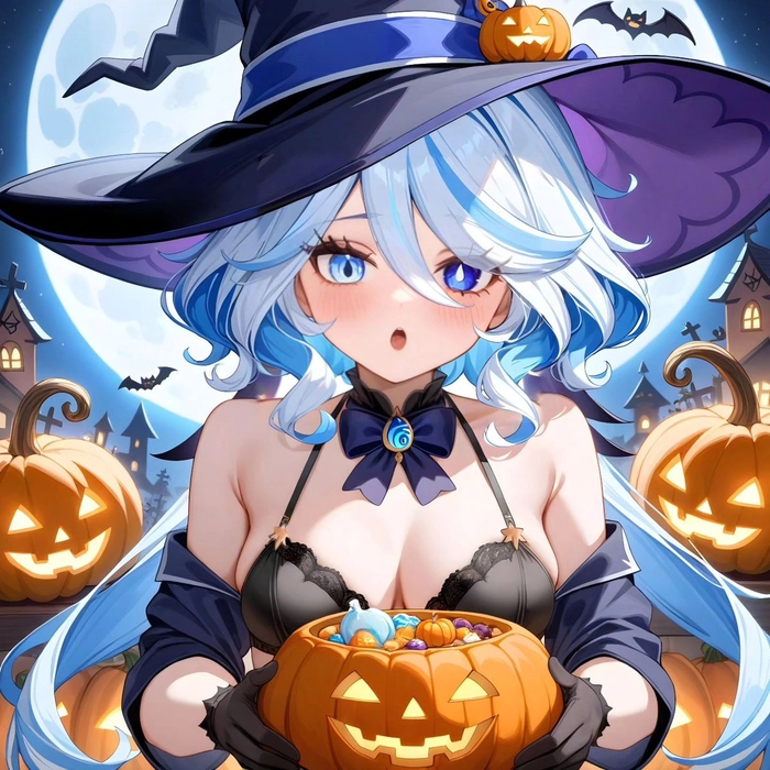 furina halloween pfp