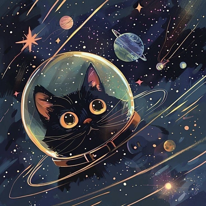 galaxy cat pfp