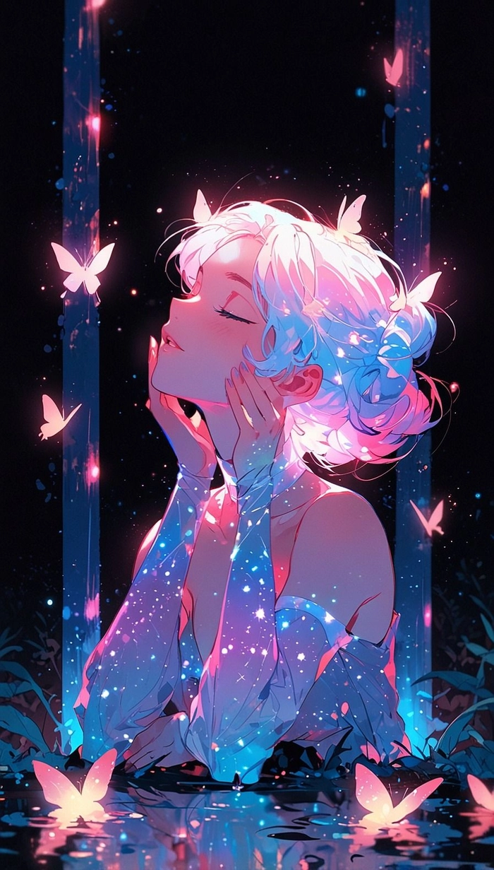 galaxy pfp anime