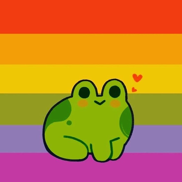 gay frog pfp