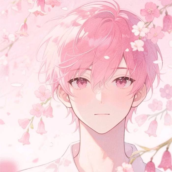 gentle pink themed portrait as cute pink pfp