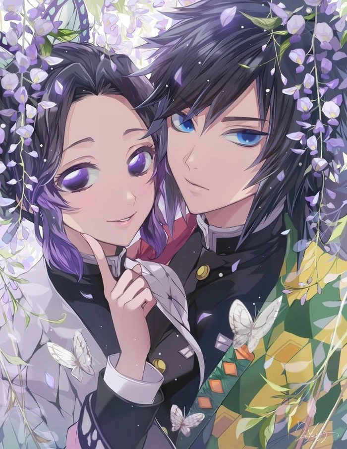 giyu and shinobu pfp