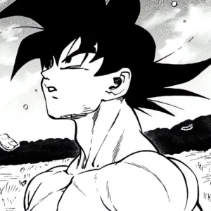 goku black and white pfp