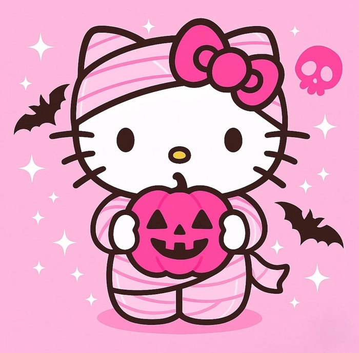 halloween hello kitty pfp