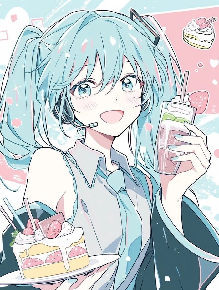 hatsune miku pfp gif