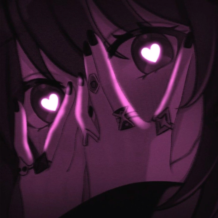 heart eyes pfp