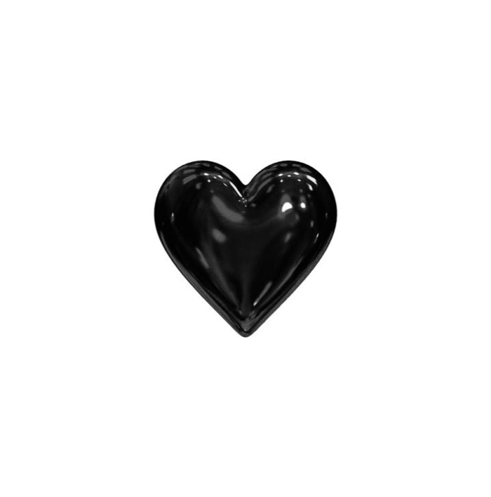 heart pfp black