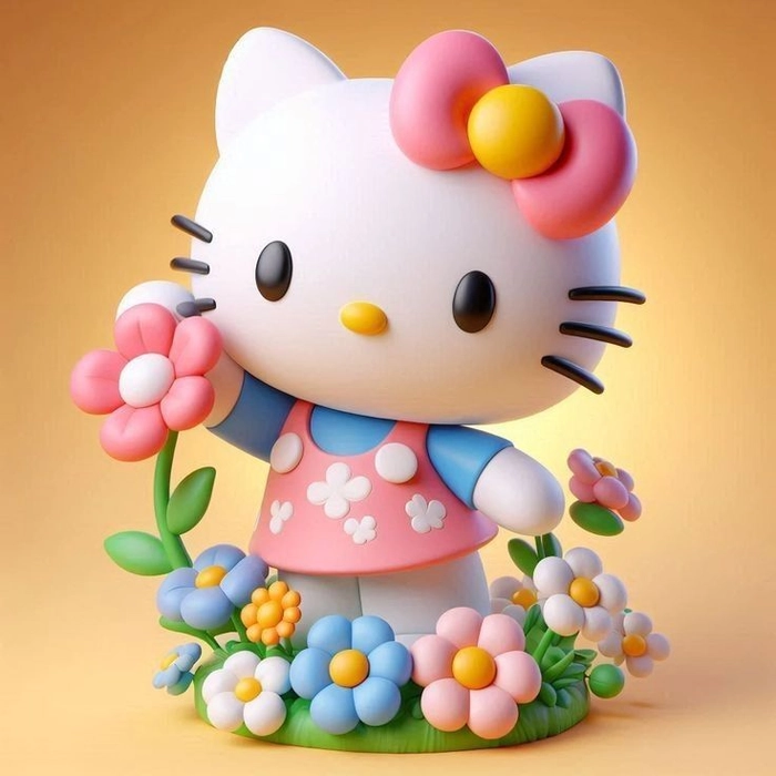 hello kitty 3d pfp