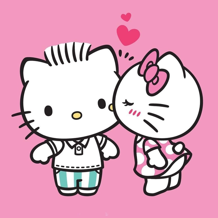 hello kitty and dear daniel pfp