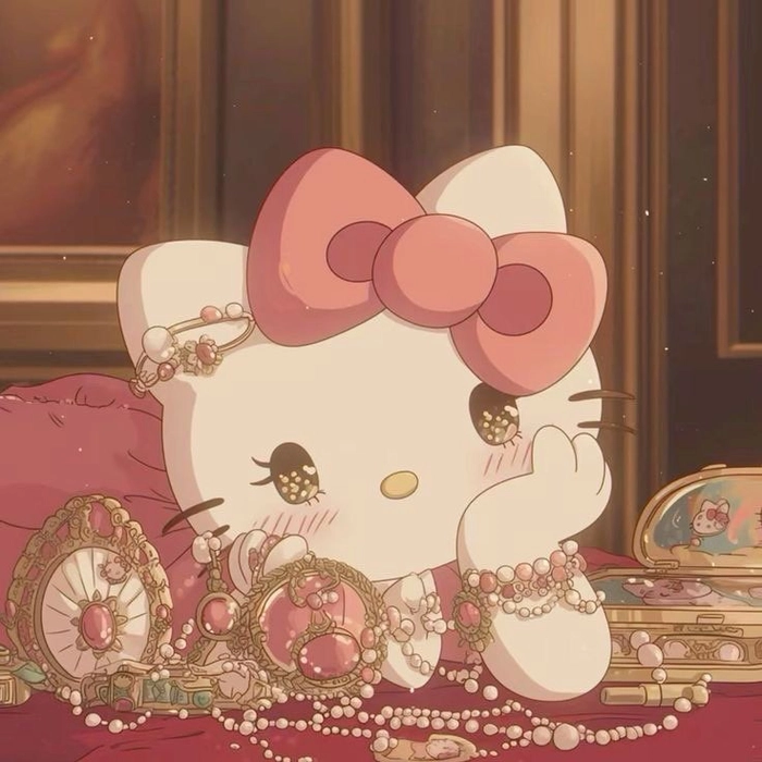hello kitty coquette pfp