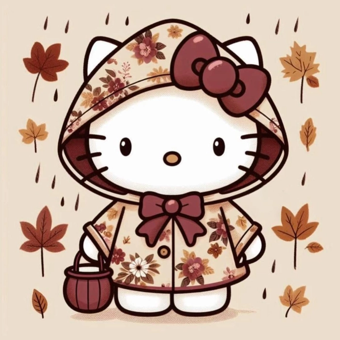 hello kitty fall pfp