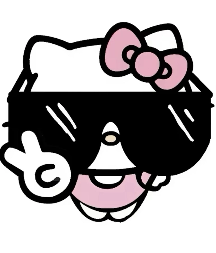 hello kitty with glasses pfp