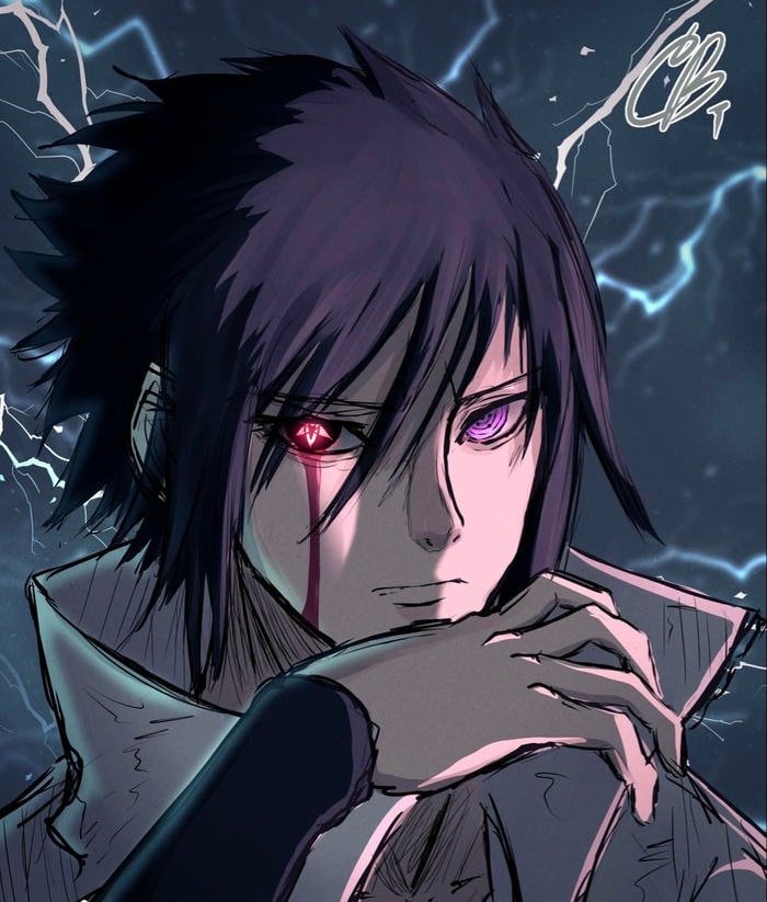 high quality sasuke uchiha pfp hd image