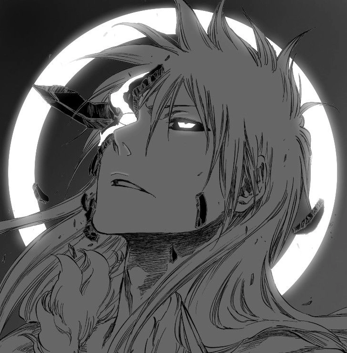 ichigo black and white pfp