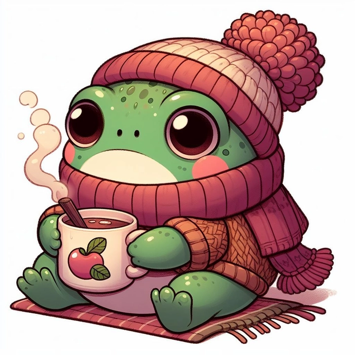 kawaii frog pfp
