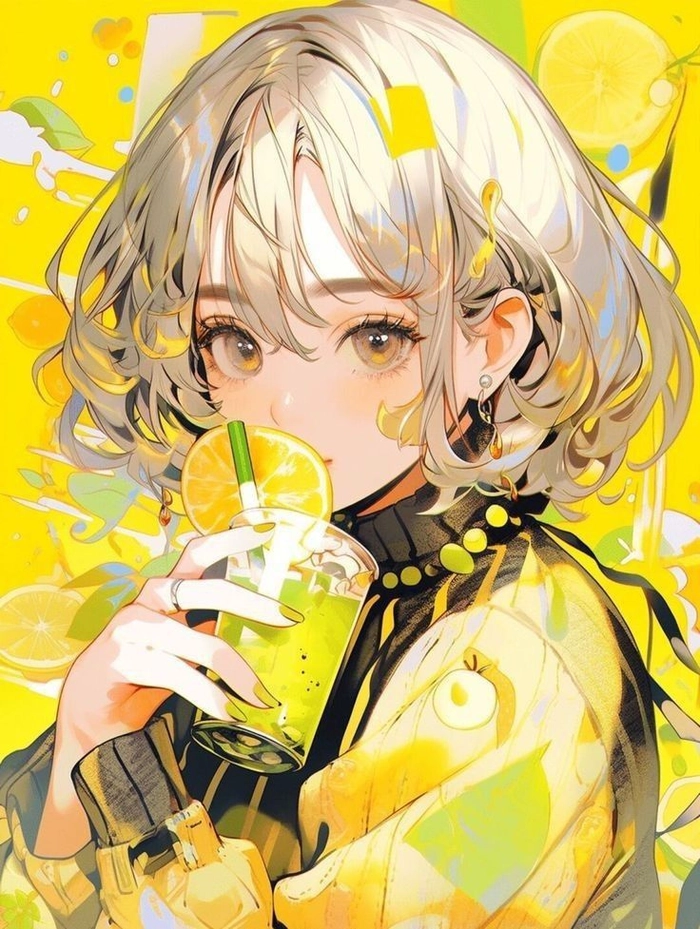 kawaii yellow pfp