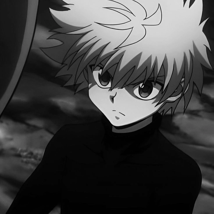 killua aesthetic pfp dark