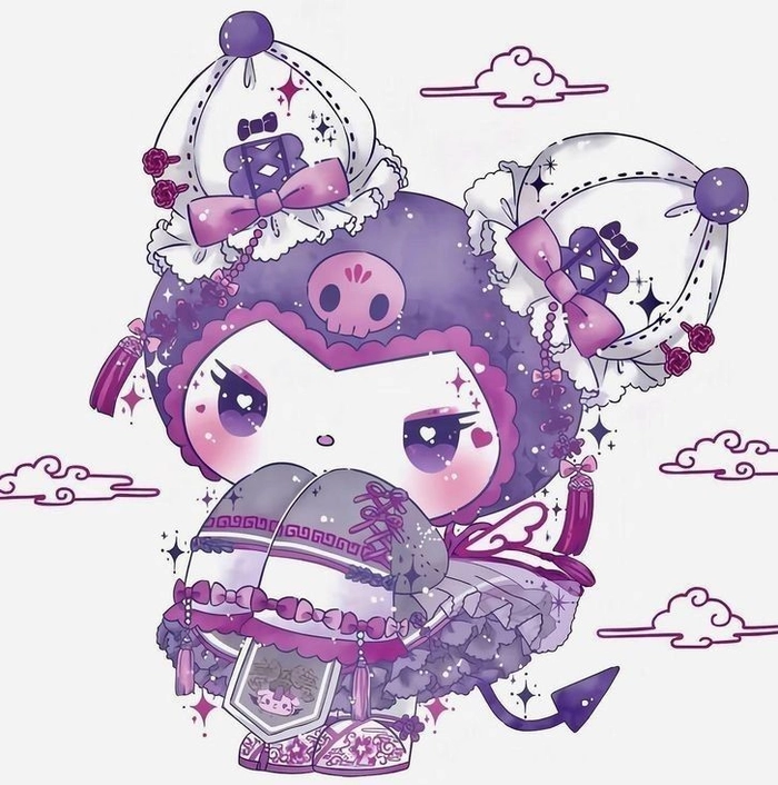 kuromi aesthetic hello kitty pfp