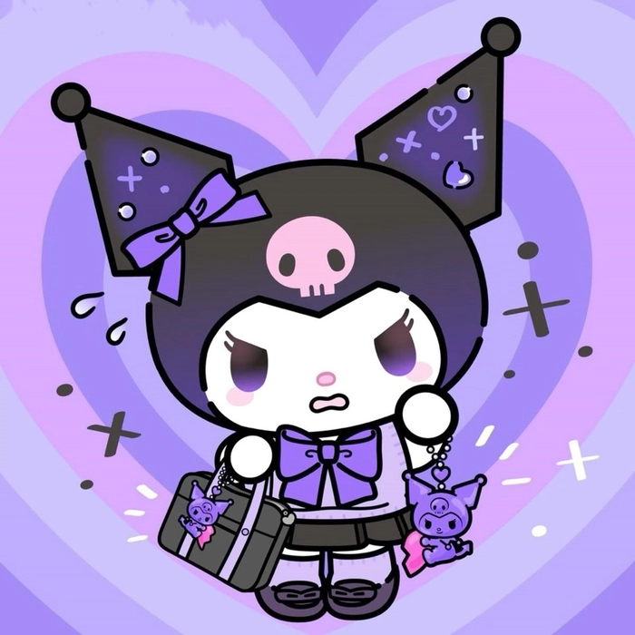 kuromi aesthetic pfp purple